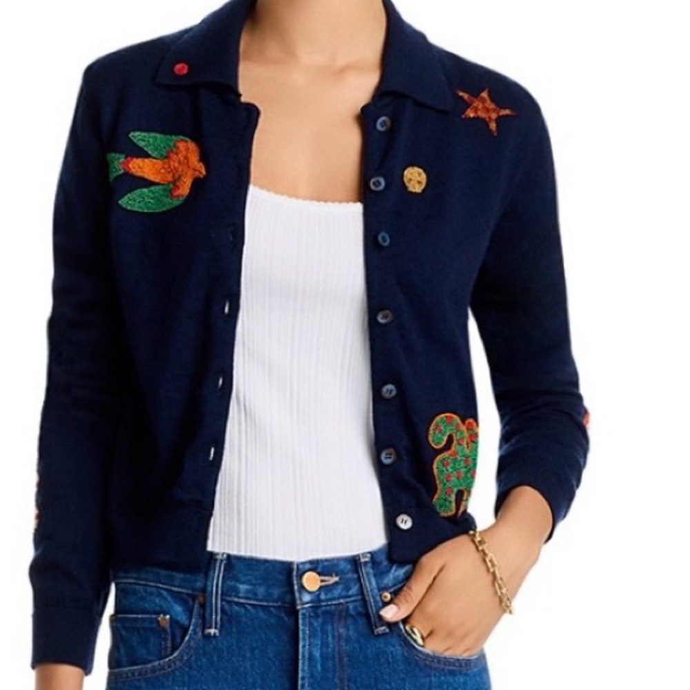 NWTA Mother The Racquet Wool Cardigan XS